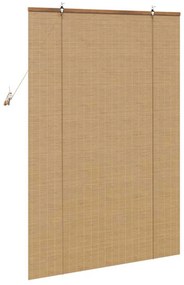 Persianas e Sombras de Janela Marrom Claro 120 x 160 cm Bambu