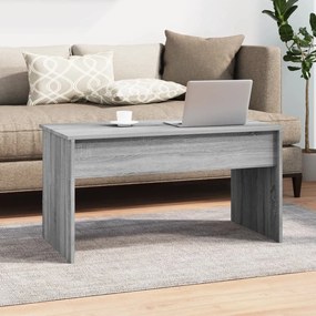 Mesa de Centro Beira Elevatória de 102 cm - Cinzento - Design Moderno