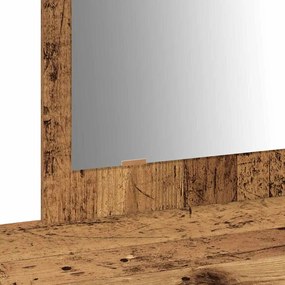 Mesa de Cabeleireiro Suspensa - Madeira Vintage - 100x40x70 cm