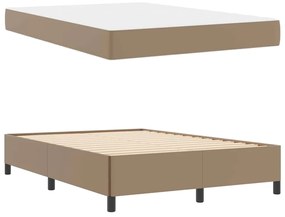 Estrutura de cama com colchão Cappuccino 140 x 190 cm