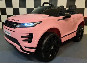 Range Rover Evoque Carro eletrico infantil 12V 4x4 Rosa