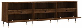 Móvel TV 150x30x44,5 cm derivados de madeira carvalho castanho