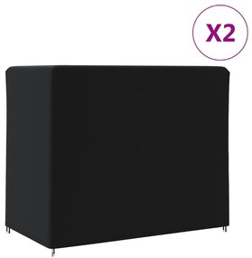 vidaXL Capas para baloiço de jardim 2 pcs 220x135x170 cm oxford 420D