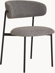 Cadeiras de jantar em bouclé Mira, conjunto de 2