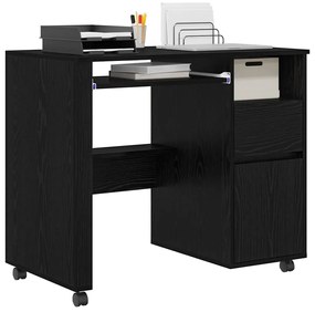 Mesa de Computador Carvalho Preto Carvalho Preto