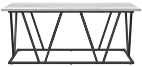 Mesa de Centro Cinzento Sonoma 100x50x40 cm Feita de Madeira de Engenh