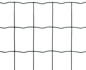 Cerca 25 x 1,5 m aço verde