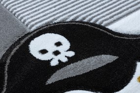 Tapete PETIT CORSAIR PIRATA ÂNCORA NAVIO azul