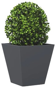 Vaso/floreira de jardim 30x30x30 cm aço antracite