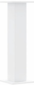 Suportes de colunas 2 pcs 30x30x95 cm derivados madeira branco