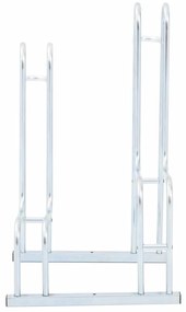 Suporte independente para 2 bicicletas aço galvanizado