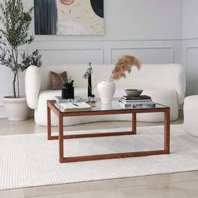Mesa de Centro Via – Madeira – 90 cm x 40 cm x 90 cm