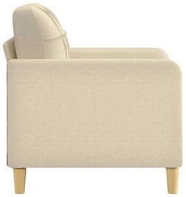 Poltrona 60 cm tecido cor creme