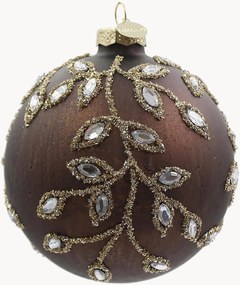 Bolas de Natal em vidro Gemstone, conjunto de 8