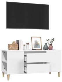 Móvel de TV 102x44,5x50 cm derivados de madeira branco