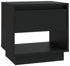 Mesas de cabeceira 2 pcs 45x34x44 cm contraplacado preto