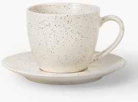Chávena de café artesanal com pires Nordic Vanilla