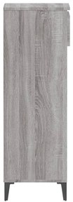 Sapateira 40x36x105 cm derivados de madeira cinzento sonoma