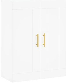 Armário alto 69,5x34x180 cm derivados de madeira branco
