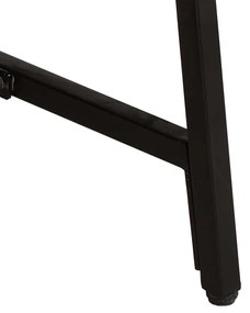 Mesa de jantar 160x80x75 cm madeira de mangueira maciça