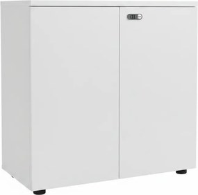 Armário Escritório Mira Branco 800x800mm com Código – Seguro e Elegante