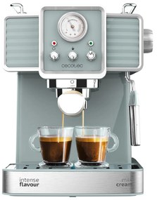 Máquina de café Express Power Espresso 20 Tradizionale 1350 W, expresso e cappugrap não, 20 barras e termoblock, vapor, manómetro, design vintage, cap