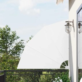 vidaXL Tela de Privacidade para Varanda Branco 140 x 140 cm tecido