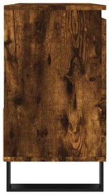 Armário casa de banho 65x33x60 cm madeira carvalho fumado