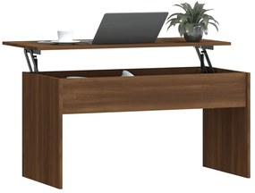 Mesa centro 102x50,5x52,5 madeira processada carvalho castanho