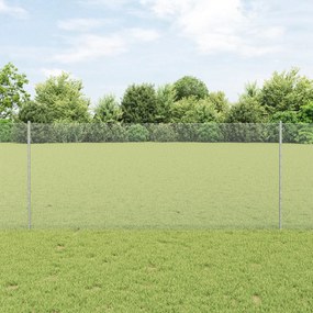 Conjunto de Cerca de Jardim Conjunto de 2 Aço Galvanizado