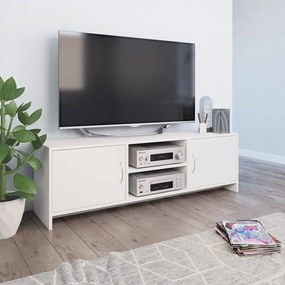 vidaXL Móvel de TV 120x30x37,5 cm contraplacado branco