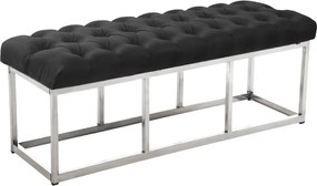 Banco Amun Tecido cinzento escuro