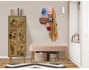 Conjunto de Mobiliário de Hall Filinta – Sonomo Stone – Calçadeira 50x