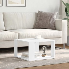 Mesa de centro 51,5x51,5x30 cm derivados de madeira branco