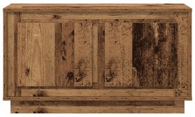 Armário de TV vidaXL Madeira Velha 80x35x45 cm Madeira de Engenharia