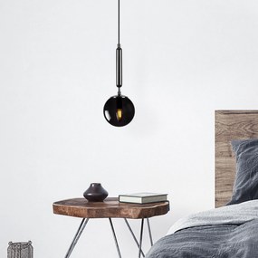 Candeeiro de Teto King – Preto – 15 x 15 x 49 cm