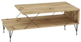Mesa de Centro Loire – Carvalho – 100 cm x 40 cm x 50 cm