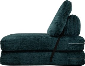 POLTRONA/CAMA FASTER TEAL 80X100X80 CM (COMPRIMIDA - TAMANHO DA CAMA 204X80X18 CM) AZUL