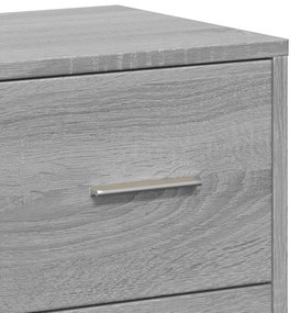 Aparadores 2 pcs 60x31x84 cm derivados madeira cinzento sonoma