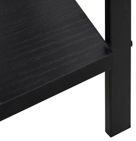 Estante com 4 prateleiras derivados de madeira preto