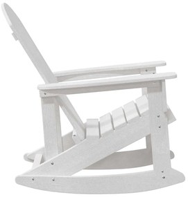 Cadeira Baloiço Adirondack Branca 73.5x92x90 cm HDPE