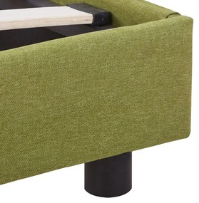 Estrutura de cama 90x200 cm tecido verde