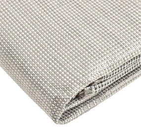 Tapete de campismo para tenda 650x250 cm cinzento-escuro