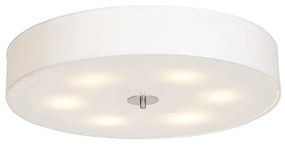 Candeeiro de teto rústico branco 70 cm - Drum Moderno,Country / Rústico