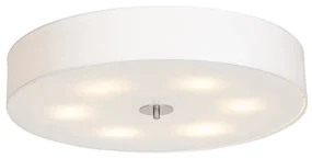 Candeeiro de teto rústico branco 70 cm - Drum Moderno,Country / Rústico