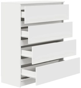 Aparador 80x35x99 cm derivados de madeira branco