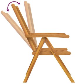 Conjunto Bistro de Jardim 3 pcs Castanho