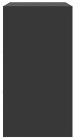 Aparador 67x39x73 cm aço preto