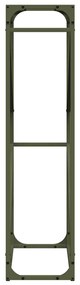 Suporte para lenha aço laminado a frio verde azeitona