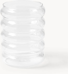 Copos altos em vidro borossilicato artesanais Bubbly, conjunto de 4